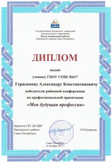 2017-2018 Герасимов Александр 11л